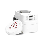 Adaptador universal ultrapotente para más de 200 destinos Skross vista 2