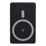 Batería externa ultrafina compatible con MagSafe 5.000 mAh color negro tercera vista