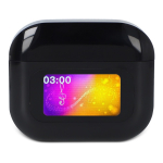 Auriculares con cancelación de ruido en estuche táctil color negro segunda vista