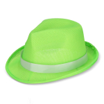 Sombrero personalizable de poliéster en varios colores brillantes color verde lima