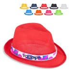 Sombrero personalizable de poliéster en varios colores brillantes