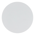 Cargador blanco circular con indicador LED en la base 15W color blanco cuarta vista