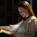 Linterna para el cuello con manos libres con 3 modos distintos color negro segunda vista