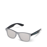 Gafas de sol con lentes espejados con UV400 con patillas de color vista principal