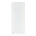 Bolsa de papel alimentaria ecológica y resistente 14 x 6 x 27cm color blanco