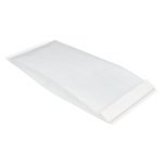 Bolsa de papel alimentaria ecológica y resistente 14 x 6 x 27cm color blanco cuarta vista