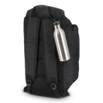 Botella de acero inoxidable con asa de silicona en la tapa 500ml color plateado octava vista