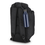 Botella de acero inoxidable con asa de silicona en la tapa 500ml color azul oscuro octava vista