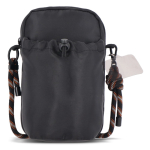 Bandolera con capacidad para una botella de agua de 500ml color negro segunda vista