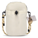 Bandolera con capacidad para una botella de agua de 500ml color beige segunda vista