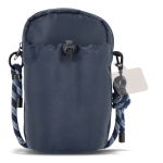 Bandolera con capacidad para una botella de agua de 500ml color azul oscuro segunda vista