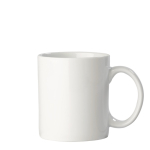 Taza promocional blanca de cerámica especial para sublimación 300ml color blanco segunda vista