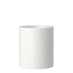Taza promocional blanca de cerámica especial para sublimación 300ml color blanco tercera vista