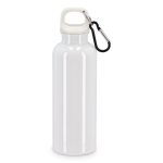 Botella de plástico en vivos colores con tapón a juego 500ml color blanco