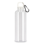 Botella de plástico en vivos colores transparentes 750ml color transparente cuarta vista