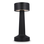 Lámpara de mesa con 3 modos de luz con sensor táctil en parte superior color negro segunda vista