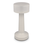 Lámpara de mesa con 3 modos de luz con sensor táctil en parte superior color beige