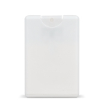 Spray solar SPF30 con diseño rectangular delgado para personalizar color blanco