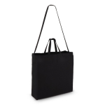 Bolsa de algodón OEKO-TEX en varios colores con doble asa 220 g/m2 color negro