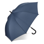 Paraguas de varios colores con mango curvado negro Ø105 color azul oscuro