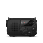 Radio de emergencia de plástico ABS con linterna y alarma Philips color negro segunda vista