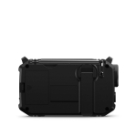 Radio de emergencia de plástico ABS con linterna y alarma Philips color negro tercera vista