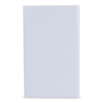 Batería portátil de aluminio reciclado en distintos colores 4.000 mAh color blanco segunda vista