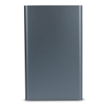 Batería portátil de aluminio reciclado en distintos colores 4.000 mAh color titanio segunda vista