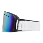 Gafas deportivas ideales para esquí y snowboard con correa ajustable color blanco sexta vista