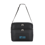 Bolsa nevera de doble compartimiento y bolsillo frontal 12L vista principal