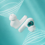 Auriculares inalámbricos de botón de larga duración marca Phillips color blanco sexta vista