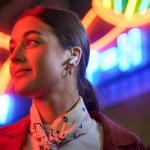 Auriculares inalámbricos de botón de larga duración marca Phillips color blanco septima vista