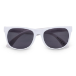 Gafas de sol en varios colores con un lente negro UV400 color blanco segunda vista