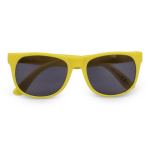 Gafas de sol en varios colores con un lente negro UV400 color amarillo segunda vista
