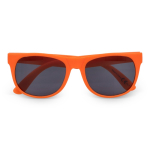 Gafas de sol en varios colores con un lente negro UV400 color naranja segunda vista