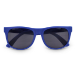 Gafas de sol en varios colores con un lente negro UV400 color azul oscuro segunda vista