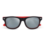 Gafas de sol personalizables bicolores con lentes polarizados UV400 color rojo segunda vista
