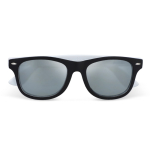 Gafas de sol personalizables bicolores con lentes polarizados UV400 color blanco segunda vista