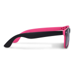 Gafas de sol personalizables bicolores con lentes polarizados UV400 color rosa tercera vista