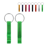 Llavero abrebotellas y abrelatas de aluminio ligero uso diario