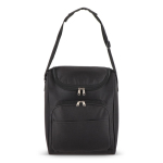 Bolsa nevera con forro de aluminio y doble compartimiento 13L color negro tercera vista