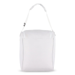 Bolsa nevera con forro de aluminio y doble compartimiento 13L color blanco cuarta vista