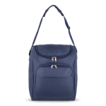 Bolsa nevera con forro de aluminio y doble compartimiento 13L color azul oscuro tercera vista