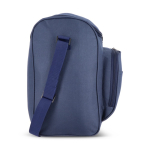 Bolsa nevera con forro de aluminio y doble compartimiento 13L color azul oscuro quinta vista