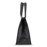 Bolsa nevera pequeña para llevar con forro de aluminio en el interior color negro sexta vista