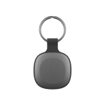Localizador de objetos con llavero compatible con dispositivos Apple color gris oscuro tercera vista