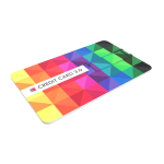 Tarjeta USB hecha a medida con forma ultradelgada hecha en Europa color blanco vista con impresión