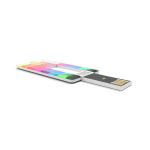Memoria USB hecha a medida formato Mini Card hecha en Europa color blanco vista con impresión
