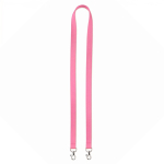 Lanyard hecho a medida de poliéster con 2 mosquetones a escoger color fucsia septima vista