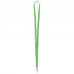 Lanyard hecho a medida de poliéster con mosquetón a escoger color verde septima vista
